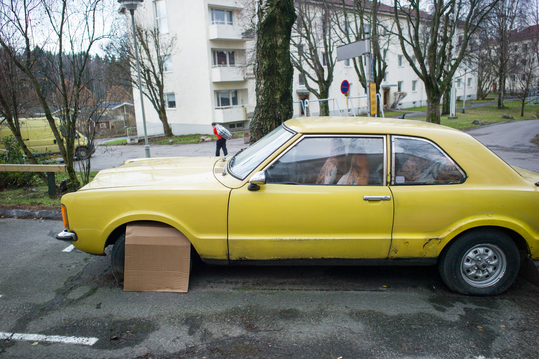 jon pack, photographer | the olympic city | helsinki, finland | yellow car | village